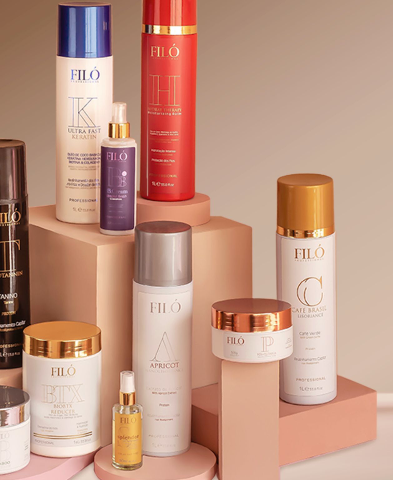 Collection FILÓ Professional – Lissage & Soins Brésiliens Premium