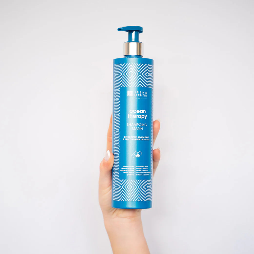 SHAMPOING  Pour cheveux abîmés MARIN OCEAN THERAPY, 400ML Urbain Keratin