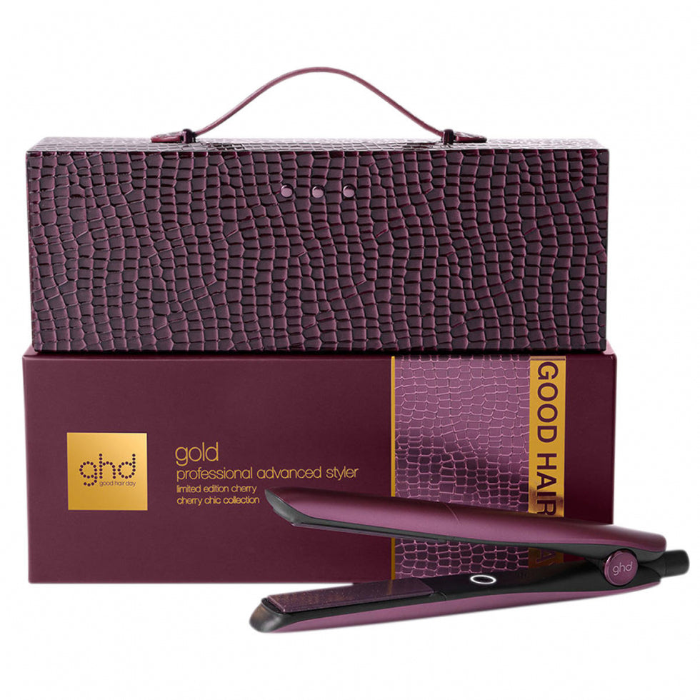 ghd Cherry Chic Kollektion – ghd Gold® Cherry Edition Styler + Luxus-Geschenkset