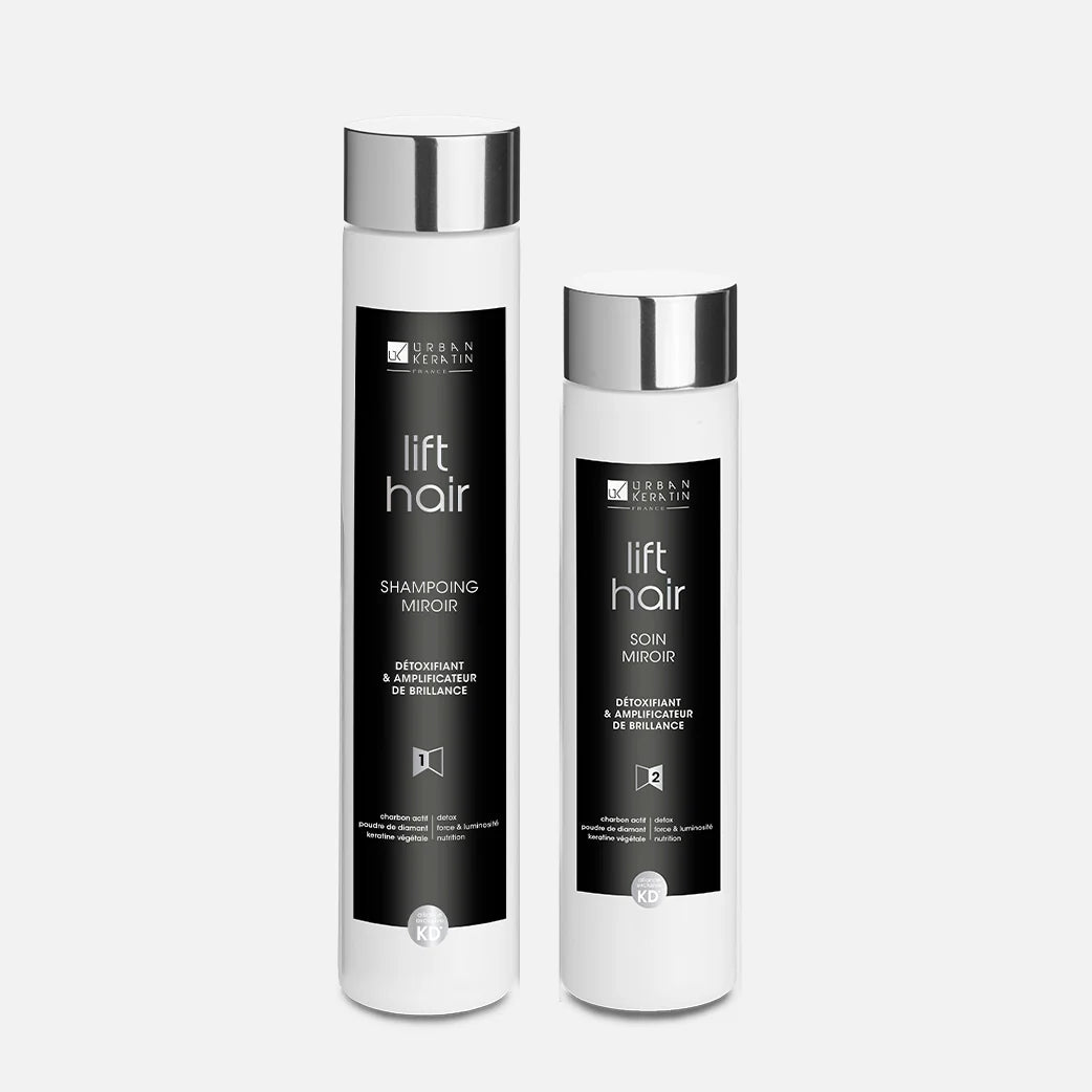 Duo Lift Hair Effet Miroir – Shampoing + Soin Brillance Instantanée | Keraliss