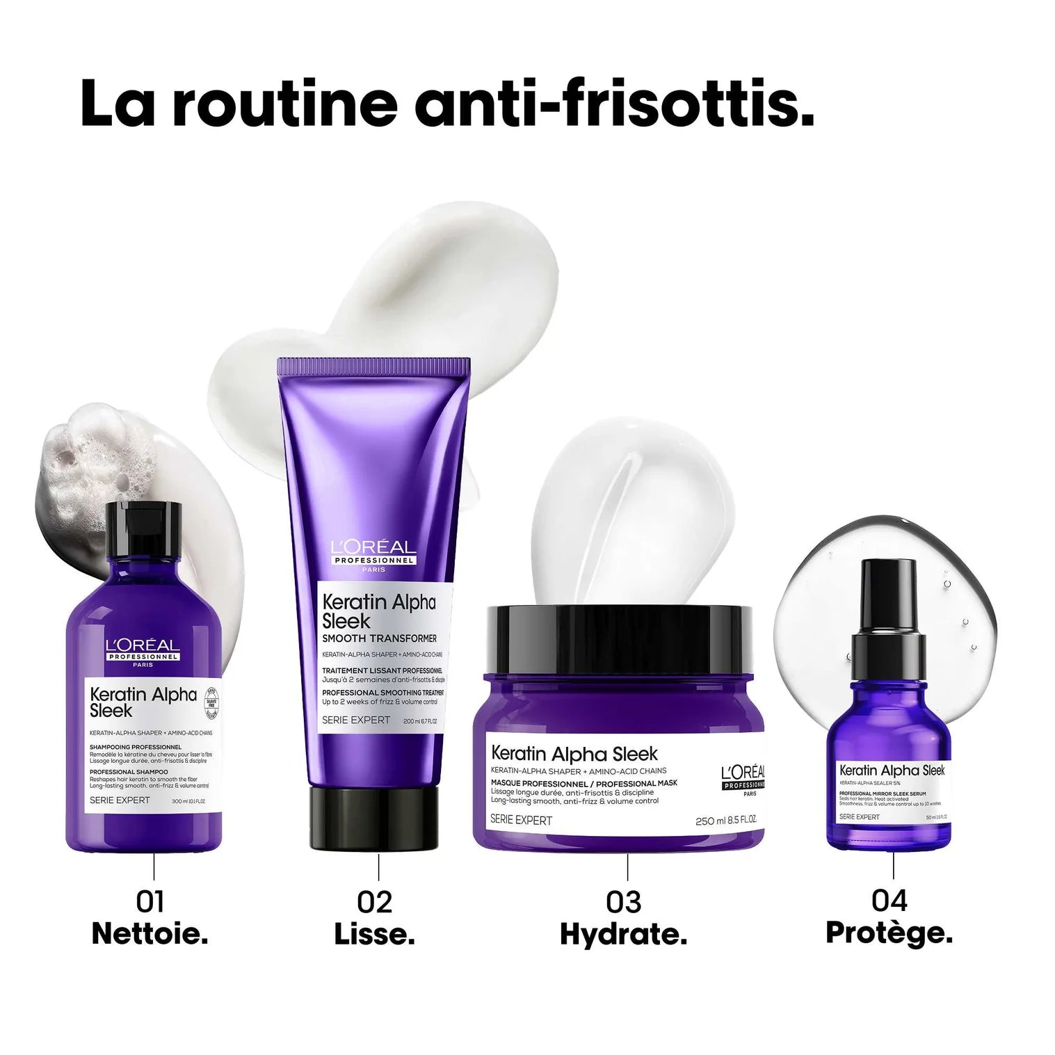 Routine Keratin Alpha Sleek L'Oréal Professionnel