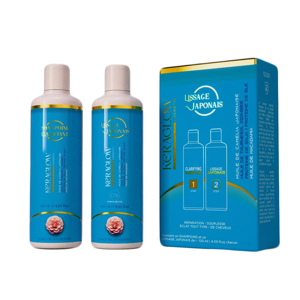 KERAGLOW - Coffret Lissage Japonais 2X120ml
