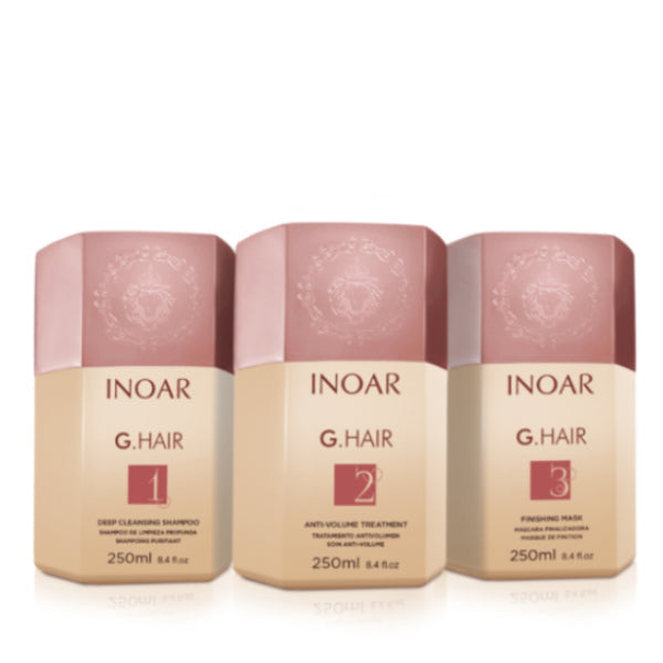 Inoar Ghair Brasilianische Glättungssets, GHAIR 3-Produkt-Set 
