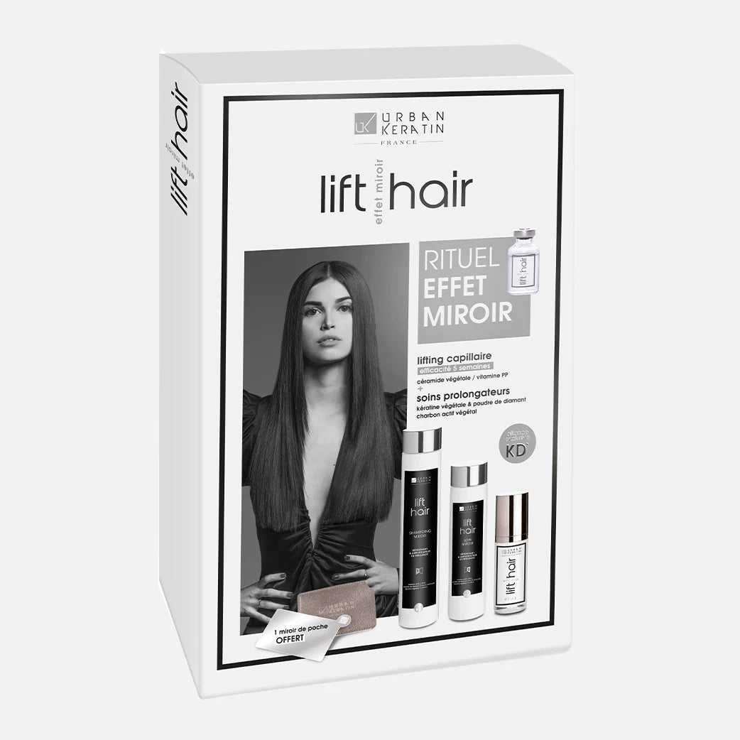 Coffret Rituel Lift Hair Effet Miroir – Urban Keratin | Lifting capillaire & brillance intense