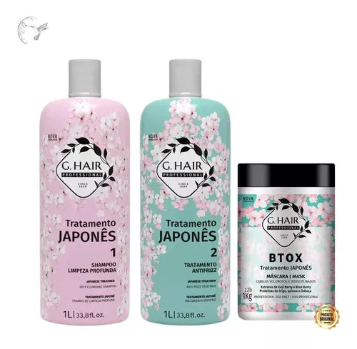 TRIO Ghair Treatement Japonais Progressive Japones Kit 3 produits