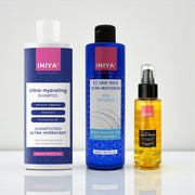 Kit Ultra Hydratant INIYA Professional – Shampooing, Masque & Sérum Huile d’Argan