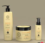 Kit entretein cheveux Trio Biotine Kera Queen’s | Shampooing sans sulfate Masque Sérum Fortifiant