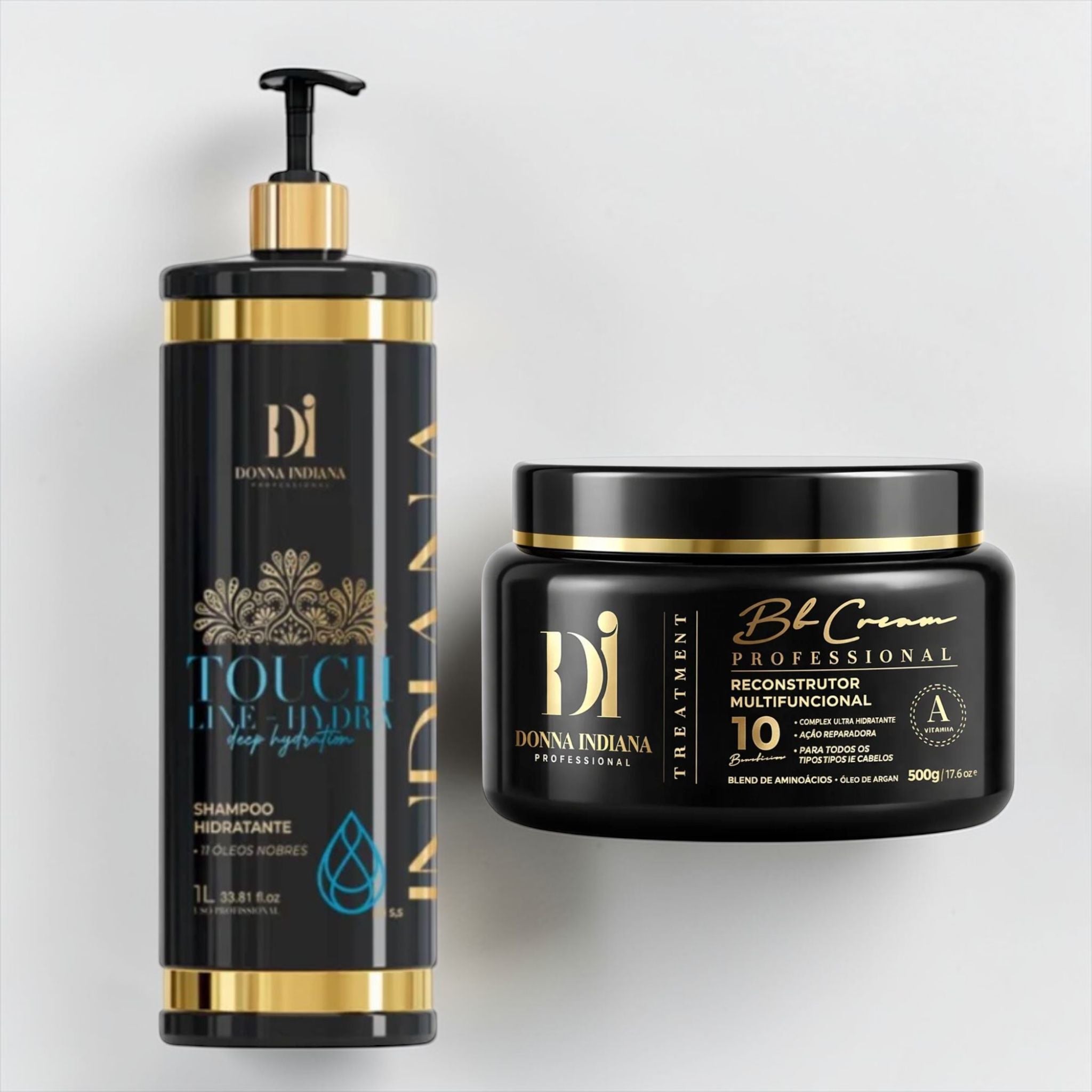 Duo Hydratant Donna Indiana – Shampooing Sans Sulfate + Masque Réparateur | Keraliss