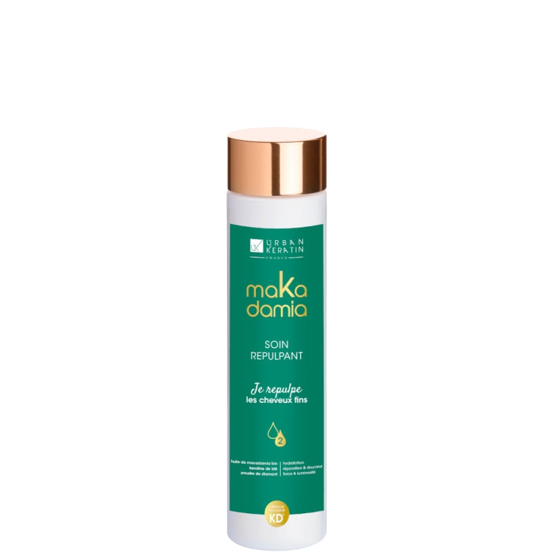 Soin Repulpant Cheveux Fins Makadamia Urban Keratin 250ml