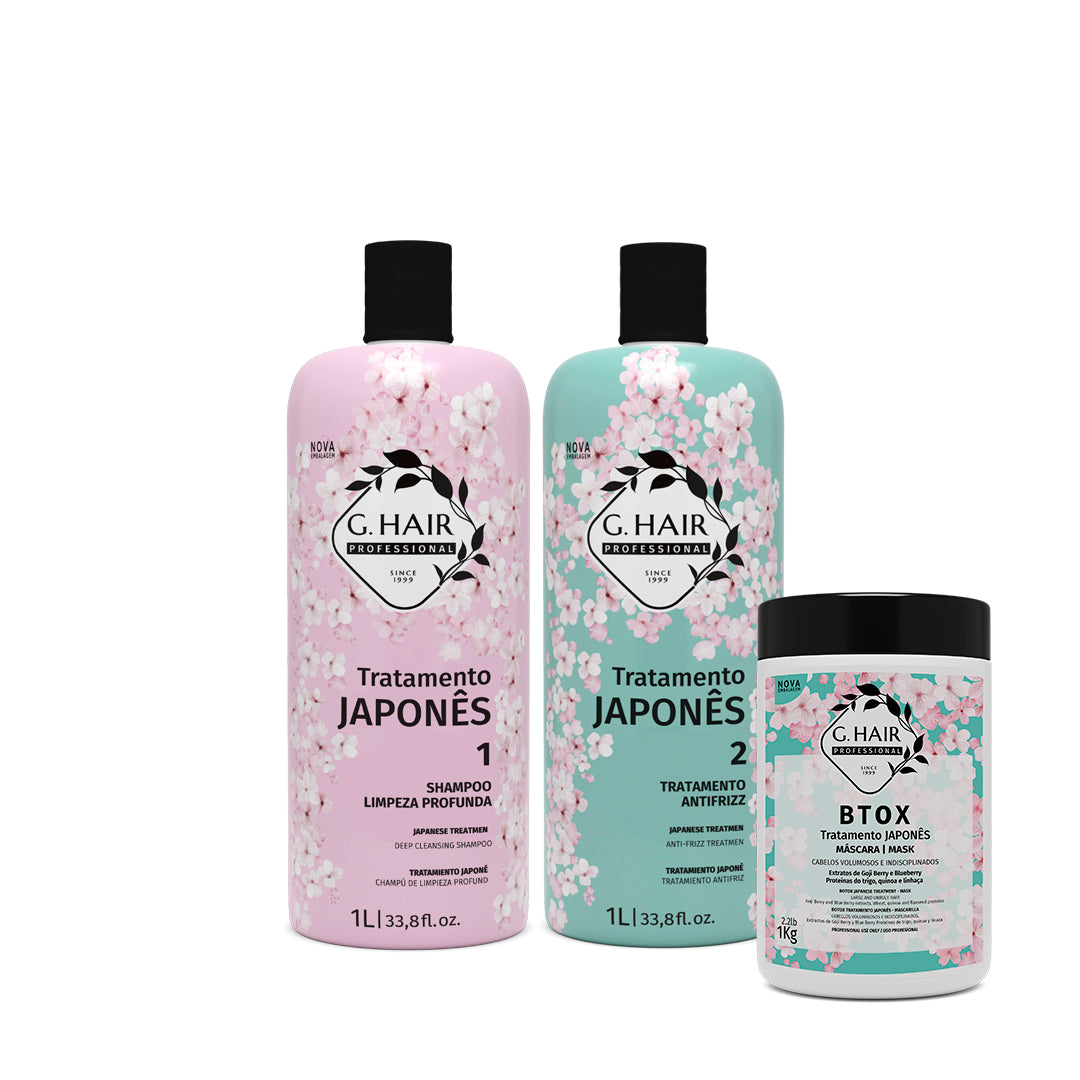 TRIO Ghair Treatement Japonais Progressive Japones Kit 3 produits