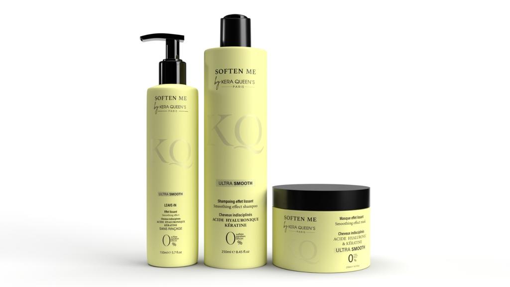 Soin cheveux trio -Ultra Smooth- Sans sulfate - sans parabène - Soften Me 3produits