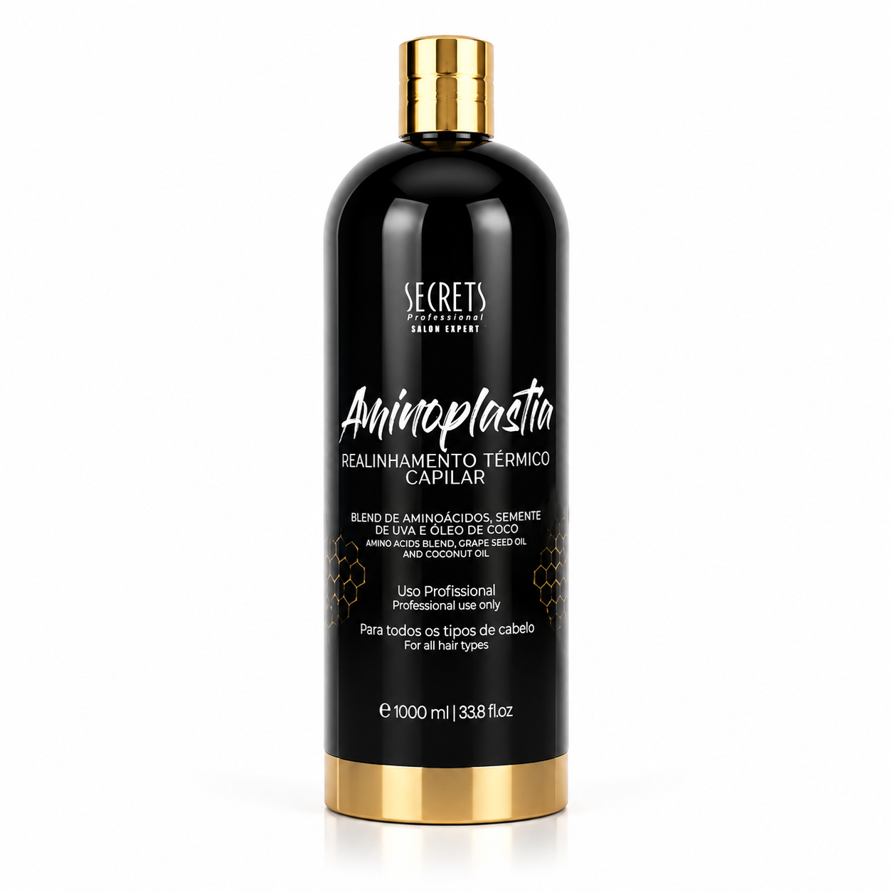 Aminoplastia Secrets Professional – Lissage Brazilian Protein aux Acides Aminés | Cheveux Forts & Résistants 1000 ml