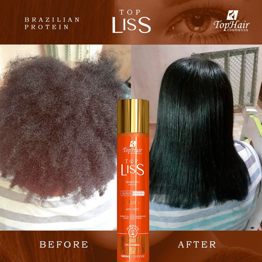 TopHair Liss Cosmetics - Liss Brazil Protéine 1L