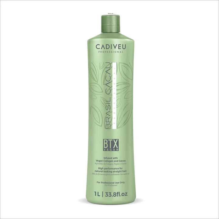 TRAITEMENT CAPILLAIRE VÉGÉTALIEN CADIVEU BRASIL CACAU BTX - HYDRATATION INTENSE ET RÉPARATION DES DOMMAGES, 1 L