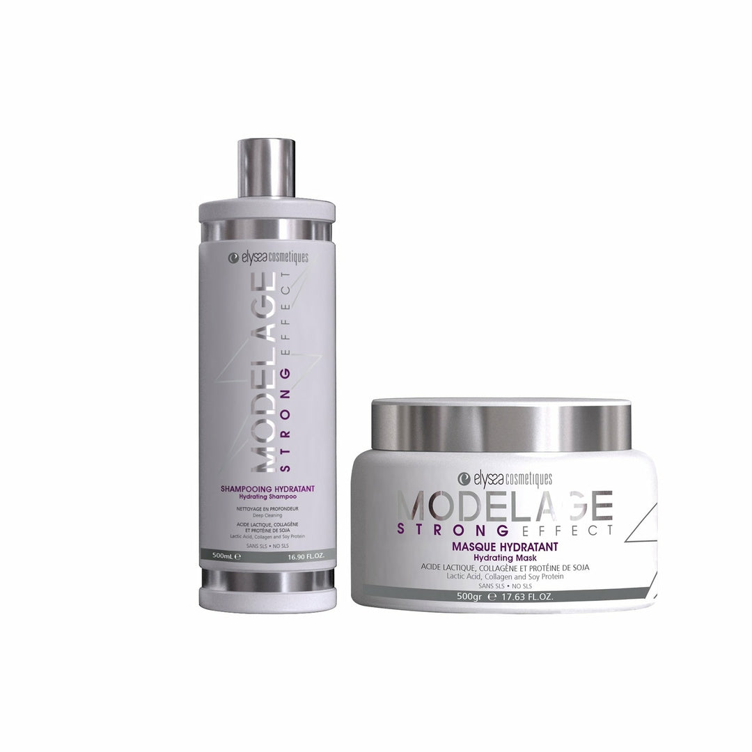 Shampoing & Masque Lissage Modelage 2x500ml – Entretien Lissage Pro