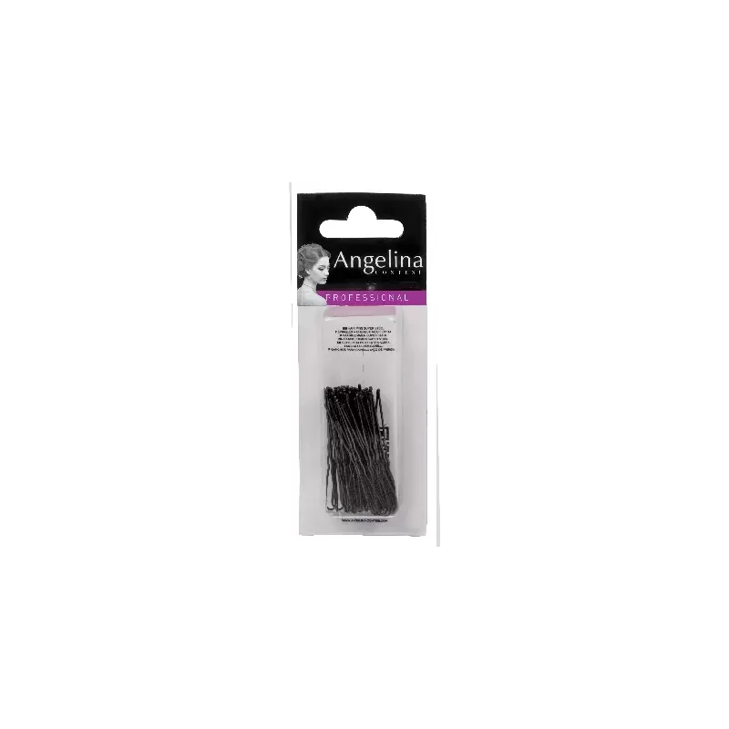MEZZO Kifix Épingles Ondulées Perlées Noir 7cm x40