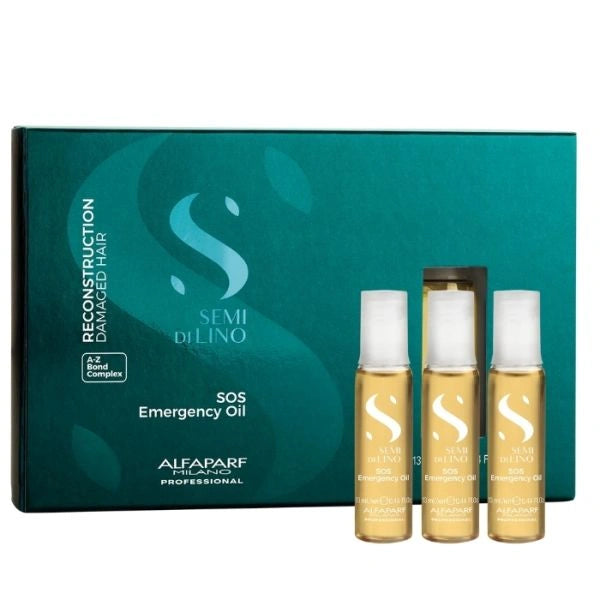 Huile SOS Restructurante Semi Di Lino Reconstruction Capillaire – Anti-Casse & Brillance | 6x13 ml