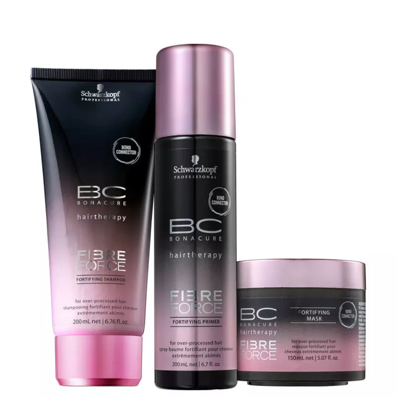 Schwarzkopf Professionnel masque + spray baume Fortifiant BC Bonacure Fibre Force sans sulfate