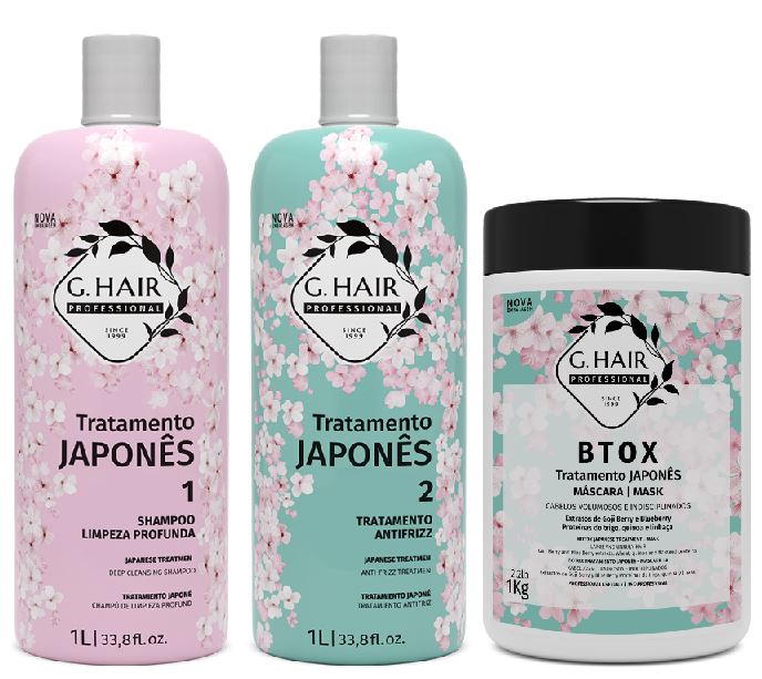 TRIO Ghair Treatement Japonais Progressive Japones Kit 3 produits