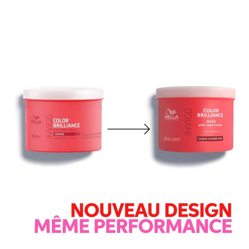 Masque couleur cheveux épais Invigo Color Brilliance Wella 5