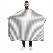 Maxi Cape Salon Barber Gris Rayée 160x140 Academy