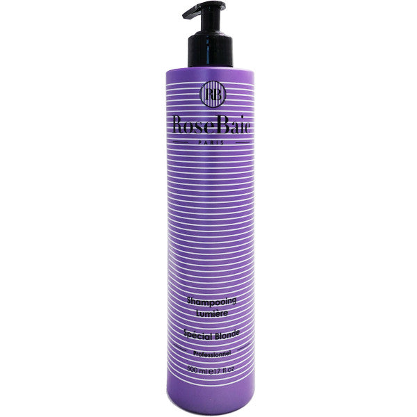 Shampoing sans sulfate - sans parabène - spécial blonde & blancs Rose Baie 500ml