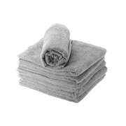Serviettes Coiffure Gris Clair 100% Coton 50x90cm x6 Academy