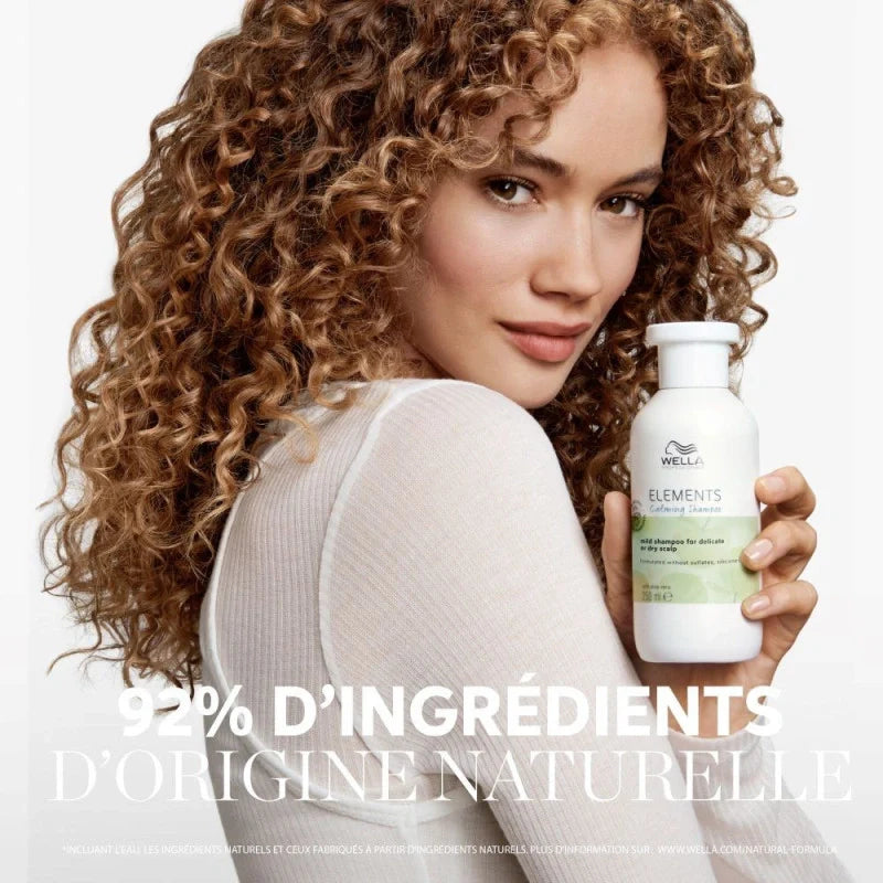 Shampooing Cuir Chevelu Sec & Sensible Elements Calming Wella 3