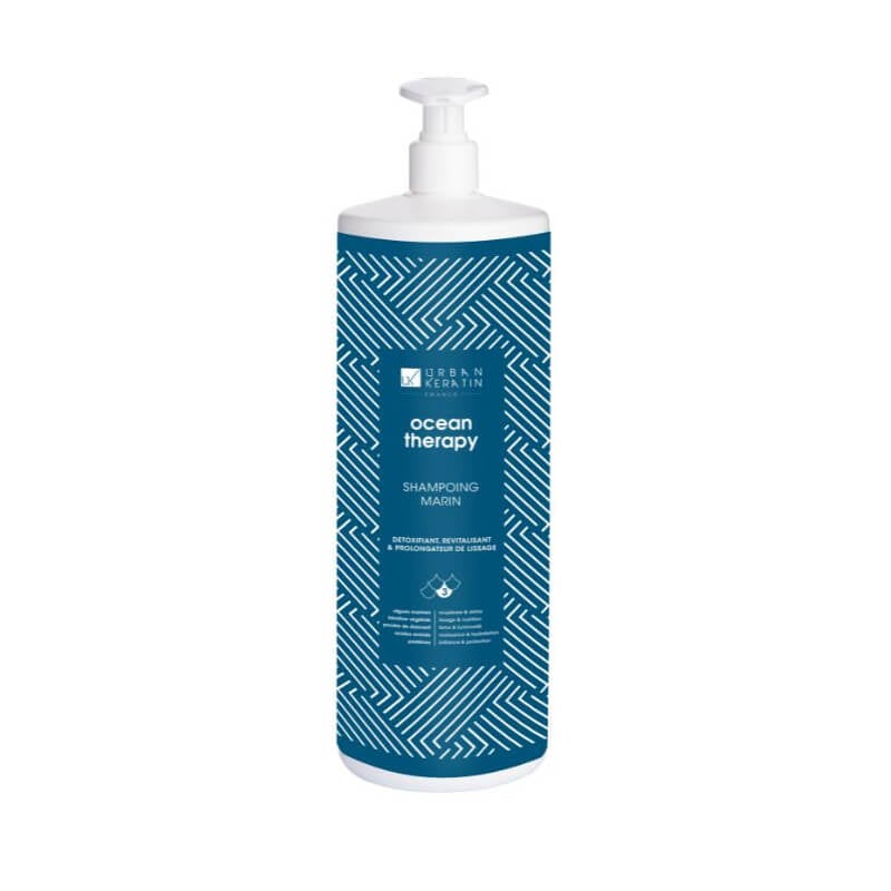 Shampooing Détoxifiant aux Algues Ocean Therapy Urban Keratin 1L – Prolongateur de Lissage | Keraliss