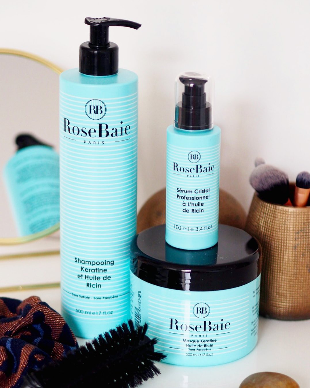 Haarpflege<br> Rosen-Set Rizinusbeeren