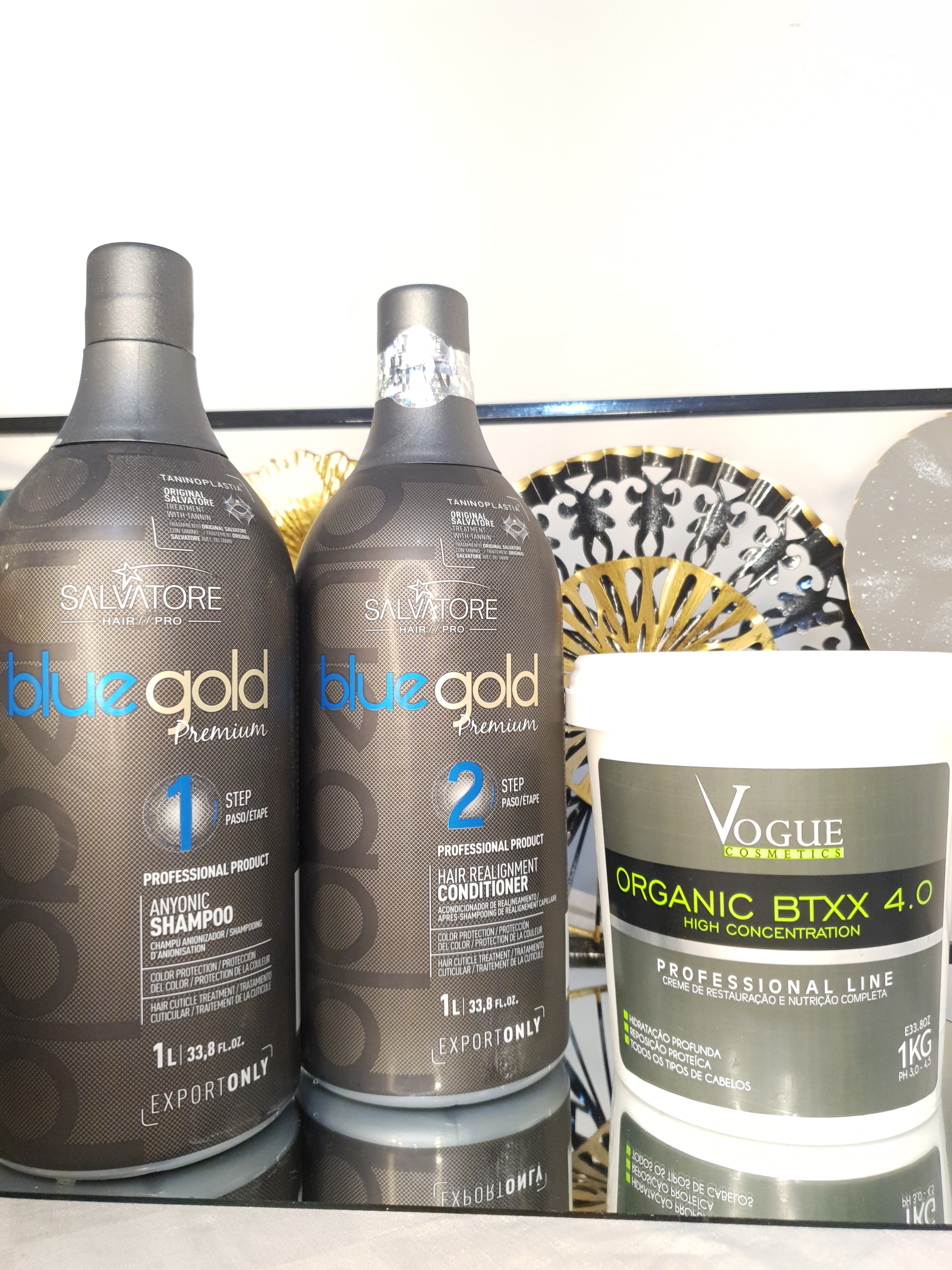 Lissage Au Tanin<br /> Bleu Gold & Vogue 4.0