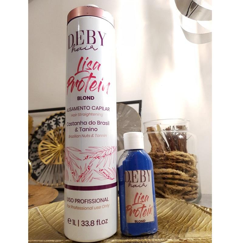 Lissage Au Tanin<br /> Deby Hair Lisa Protéine Blond