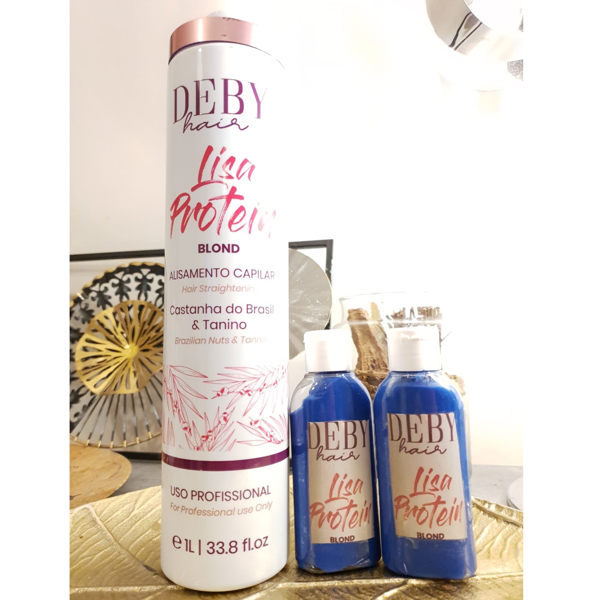 Lissage Au Tanin<br /> Deby Hair Lisa Protéine Blond