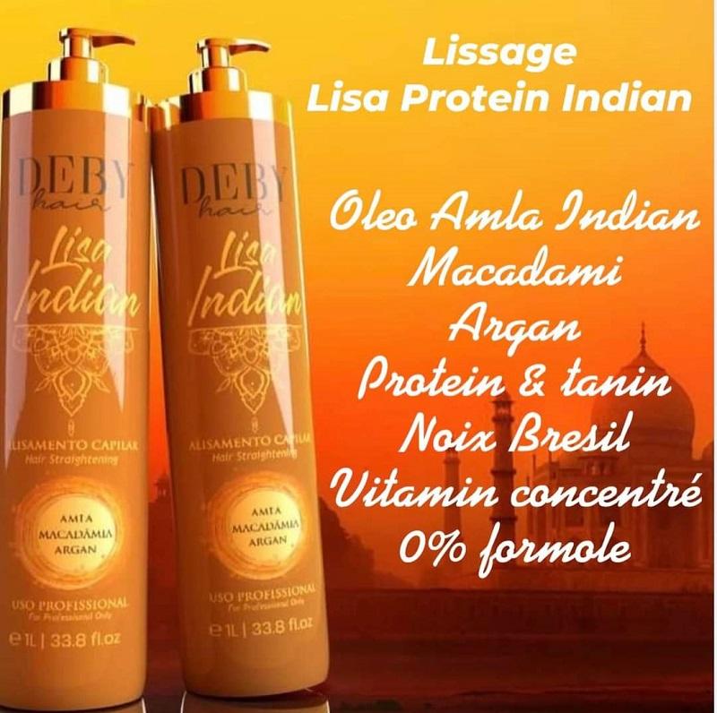 Lissage indien<br /> Deby Hair Lisa Indian 1L