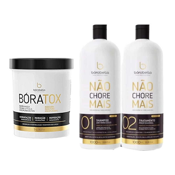 DUO KIT BORABELLA +  BORATOX FORMOL FREE BTX MAIS  ORGANIC  3 PRODUITS - BORABELLA