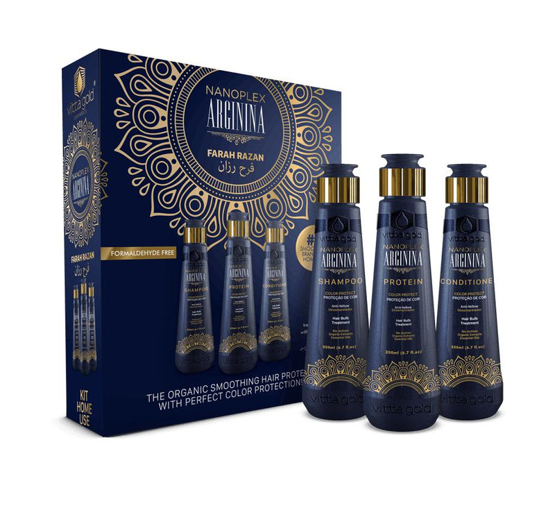 Nanoplex Arginina™ 3x200ml - Coffret de Protéines Lissantes pour les Cheveux