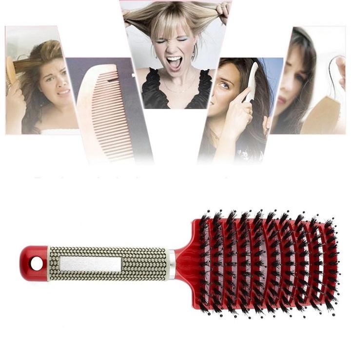 Brosse à cheveux poils de nylon