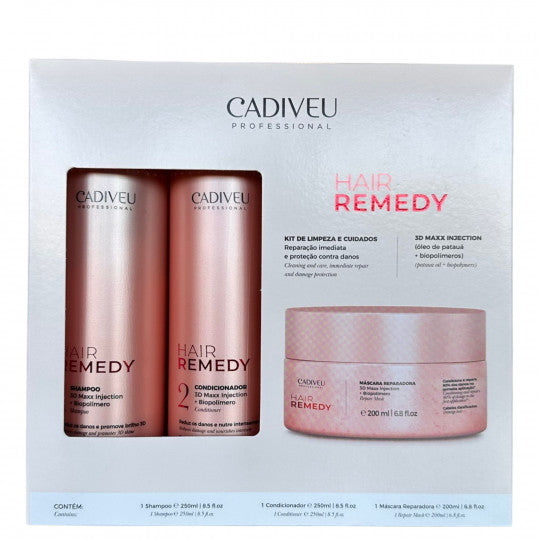 Hair Remedy pack d’entretien Cadiveu 700 ml