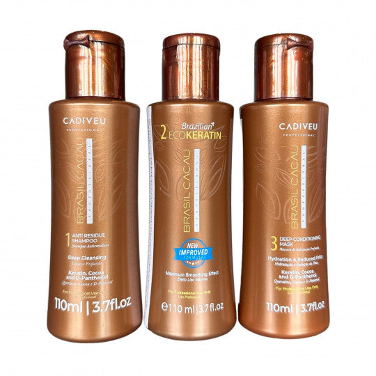 EcoKeratin Brasil Cacau Brazilian Smoothing Treatment – ​​Glanz & Disziplin 