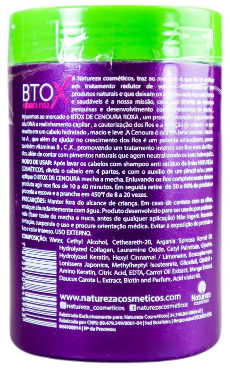 BOTOX CAROTTE VIOLET - COSMÉTIQUES NATURE